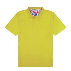 NWT Robert Graham Men's Golf Short Sleeve Button Front Polo Shirt Size 2XL $118